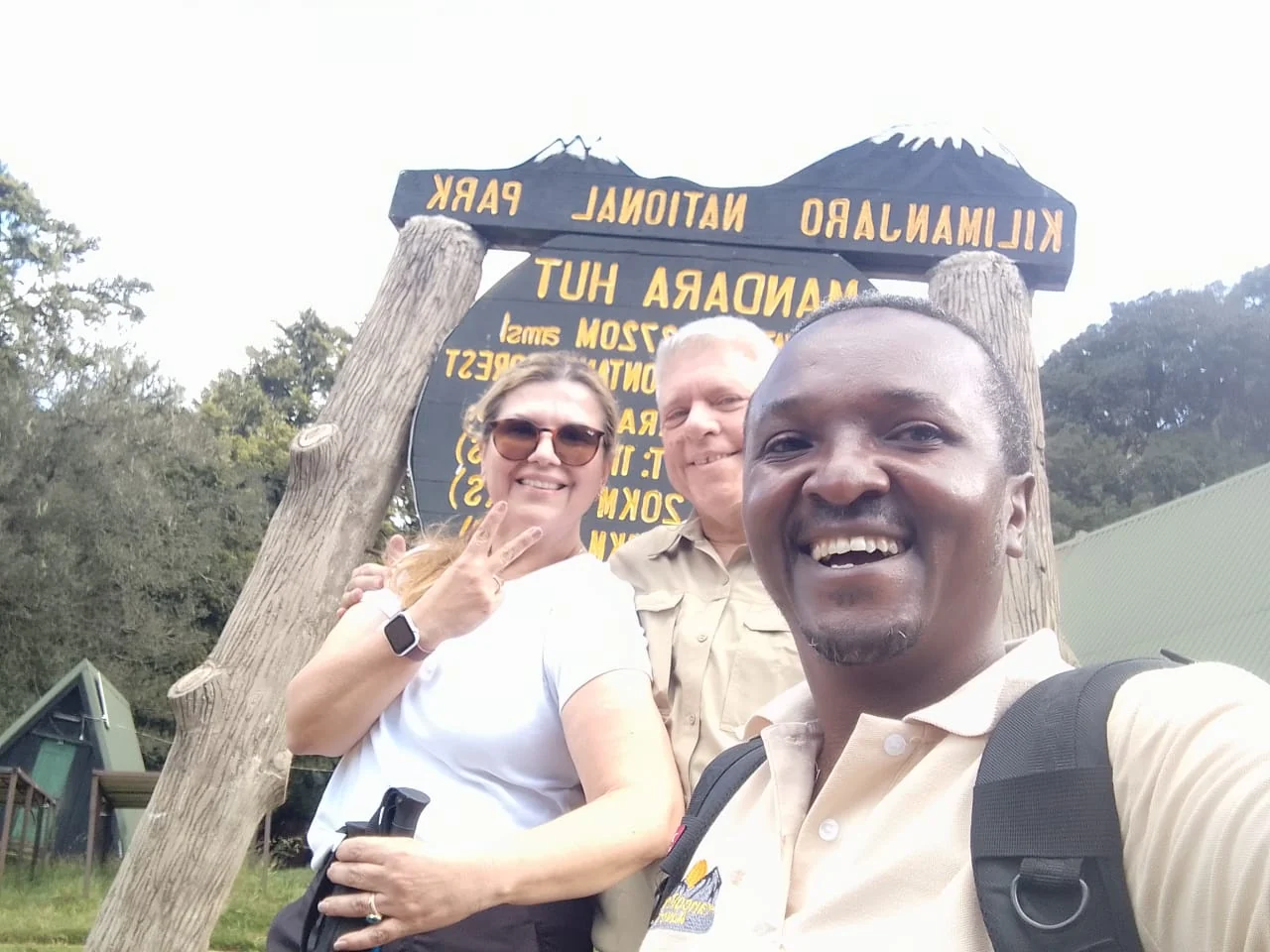 Local Kilimanjaro guide and guest