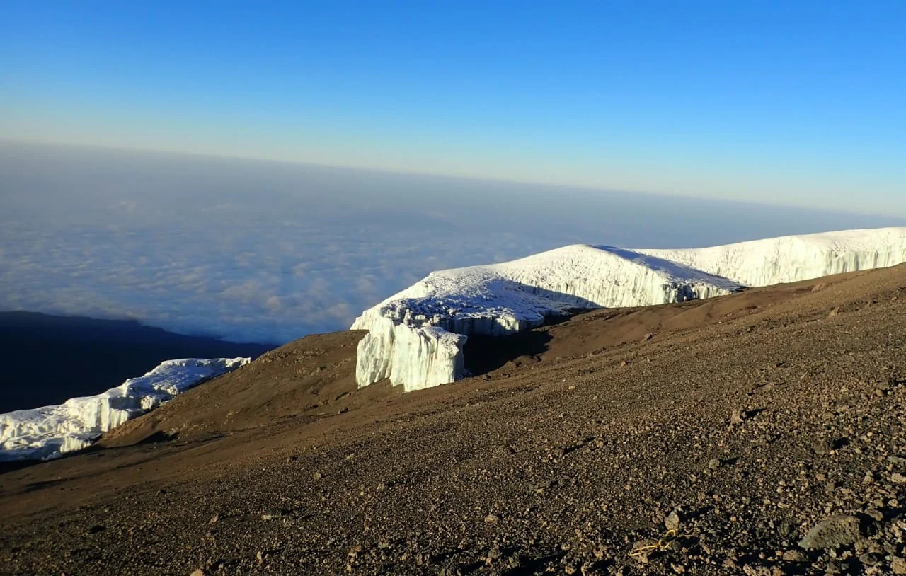 Mount Kilimanjaro high altitude landscape